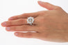 GIA Certified 1.01 Carat Fancy Blue Diamond, Pink Diamond and Diamond 18K Ring-ASSAY
