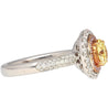 GIA Certified 1.01 Carat Round Cut Fancy Yellow Diamond Ring-Rings-ASSAY