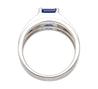 GIA Certified 2.23 Carat Sri Lanka Blue Sapphire Men's Ring