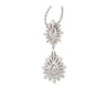 GIA Certified 3 Carat Marquise & Pear Fancy Gray Diamond Drop Pendant Necklace