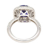 GIA Certified 3.25 Carat No Heat Color Change Blue Sapphire Ring