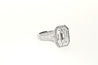 GIA Certified 5.09 Carat D Color VVS2 Clarity Emerald Cut Diamond 18K Ring