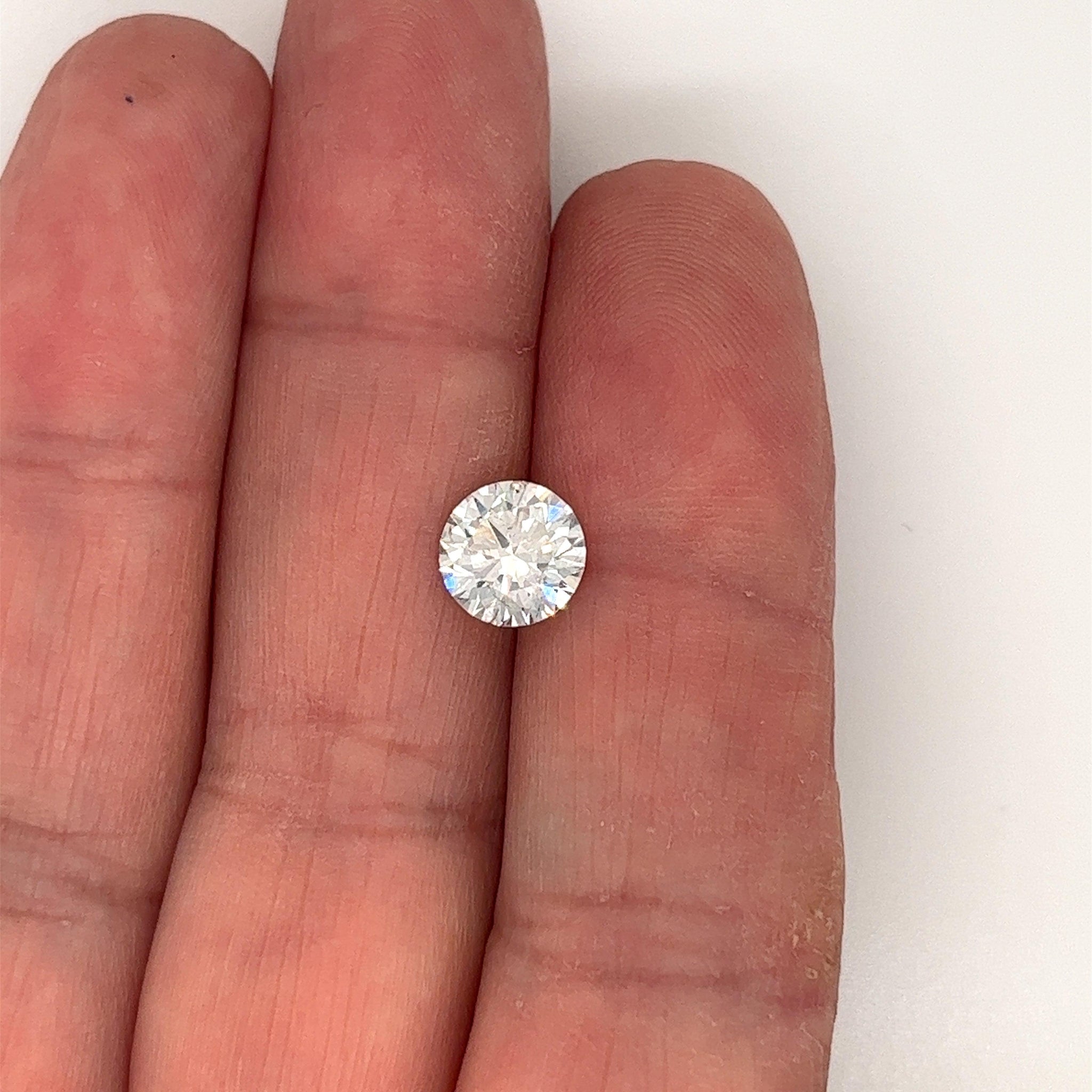 GIA Certified Natural 1.72 Carat Loose Diamond Round-Brilliant-Cut H Color - I1 Clarity - Excellent Cut