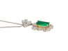 GIA & GRS Certified Natural Muzo Vivid Green Colombian Emerald Pendant Necklace with Diamonds in 18K Gold-Pendants-ASSAY