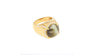 GRS Certified 13.89 Carat Chrysoberyl Cats Eye Mens 18K Yellow Gold Ring-Semi Precious Jewelry-ASSAY