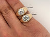 IGI Certified 2.5-3 Carat Round Lab Grown Diamond Bezel Set Mens Solitaire Ring in 14K Solid Gold-Mens Ring-ASSAY