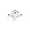 IGI Certified 3.01 Carat Pear Shape Lab Grown Diamond Solitaire Engagement Ring in 14k White Gold-Engagement Ring-ASSAY