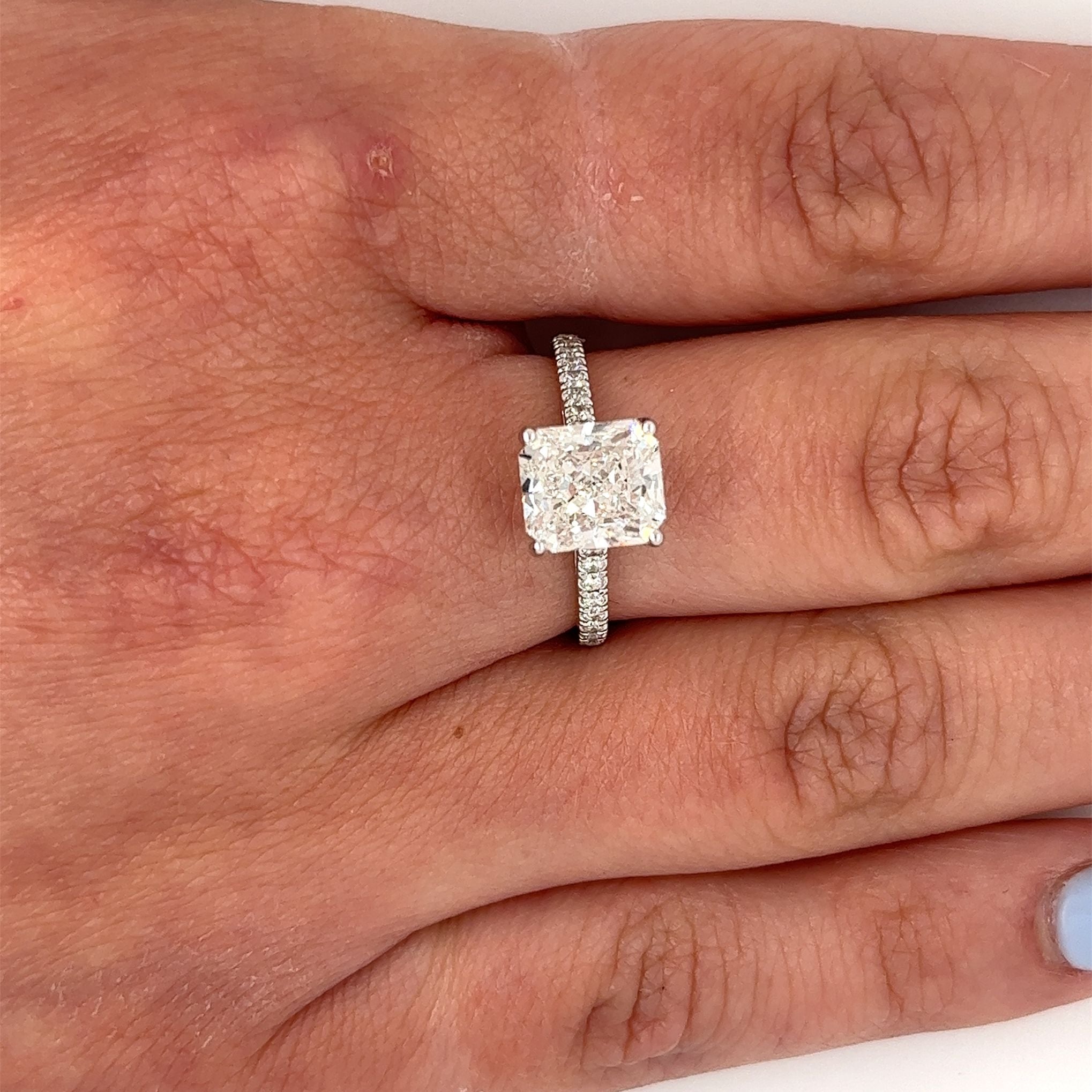 Buy Studded Square Diamond Ring | Kasturi Diamond