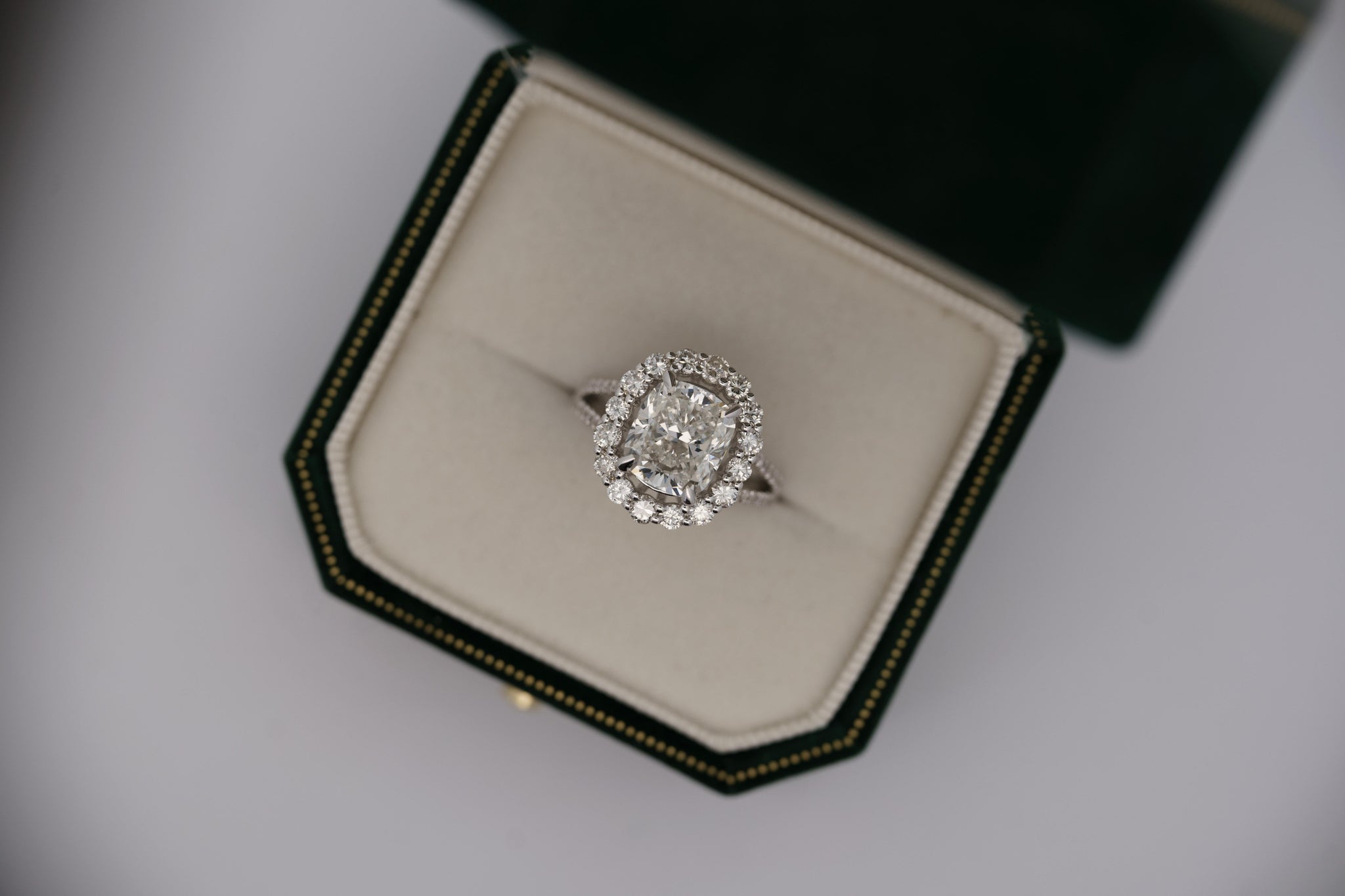 IGI Certified 4.91 Carat TW Lab Grown Diamond Engagement Ring