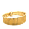 Matte Finish Flexible Bracelet in 18K Solid Yellow Gold-Bracelets-ASSAY