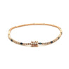 Marquise Blue Sapphire and Round Diamond Tennis Bracelet in 18kt Rose Gold-Bracelet-ASSAY
