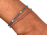Pink Sapphire Tennis Bracelet in 14K Rose Gold-Bracelet-ASSAY