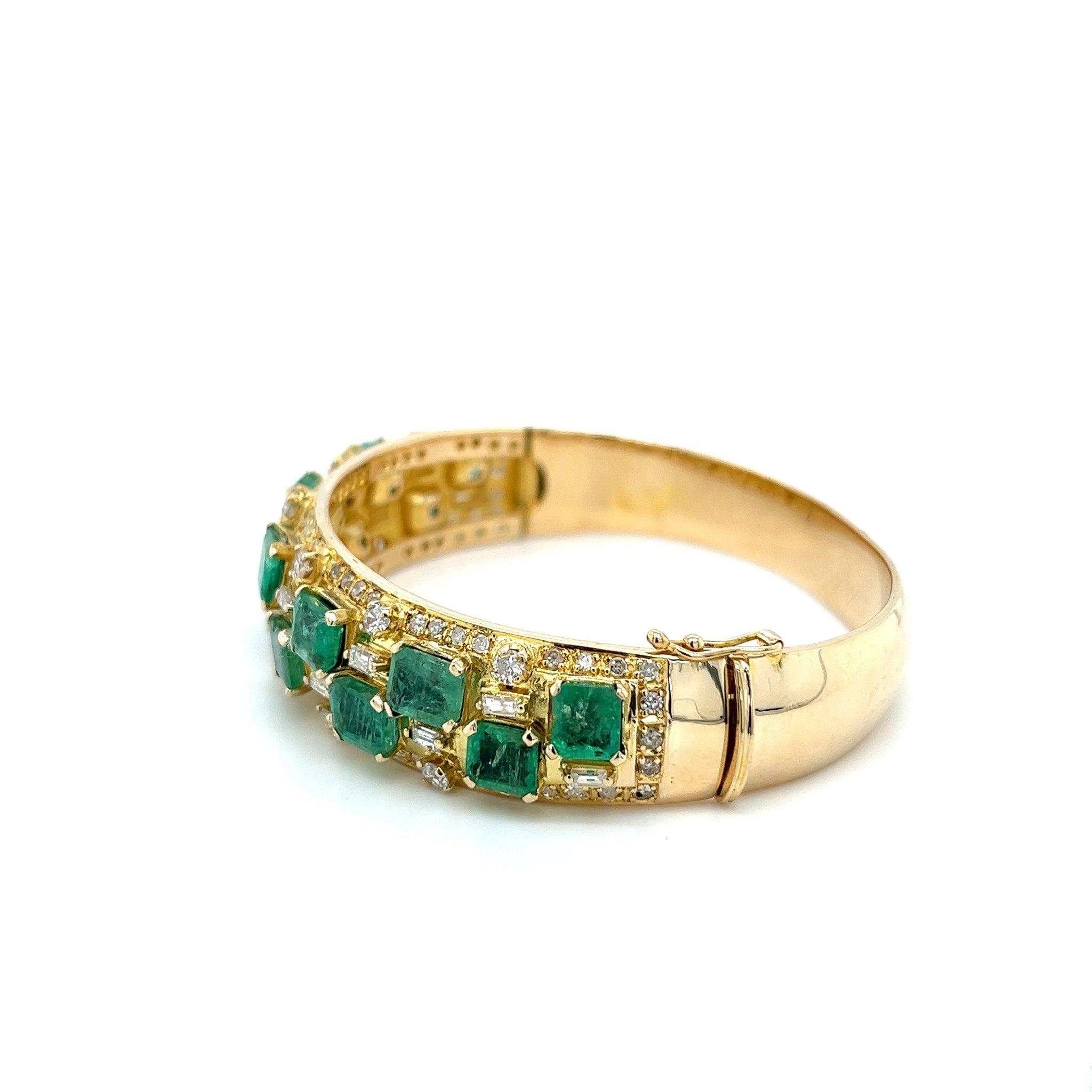 Enchanting Emerald Brilliance Bracelet – Forever Jewels India