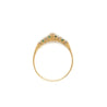 Thin Dainty Emerald and Diamond Band Ring in 14K Gold-Rings-ASSAY
