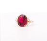 Van Cleef & Arpels 8.85 Carat No Heat Oval Ruby in 18k Yellow Gold Ring-Rings-ASSAY