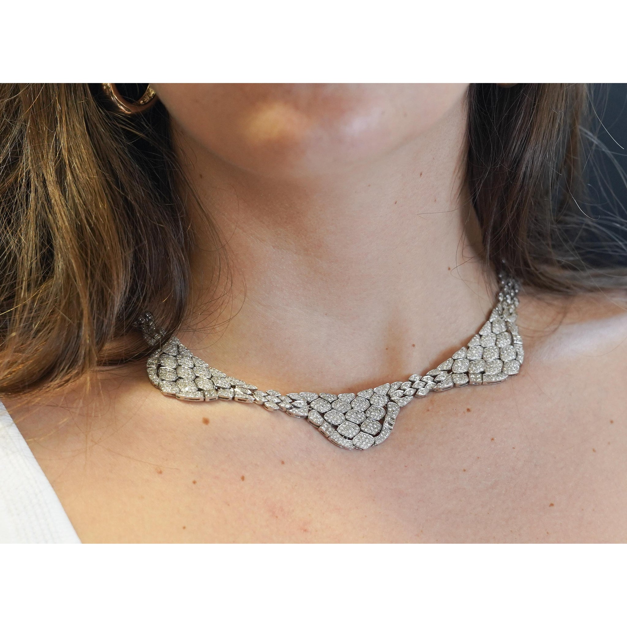 Vintage diamond choker necklace Clearance