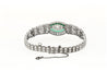 Vintage Art Deco Old Euro Cut Diamond and Emerald Bracelet in Platinum-Bracelet-ASSAY