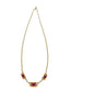 Vintage Retro Era 6.22 Carat Star-Ruby & Diamond Necklace with 14K Gold Carved Detailing-Necklace-ASSAY
