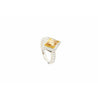 1 carat GIA certified Fancy Yellow Lozenge-cut Diamond Ring - ASSAY