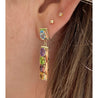 14K Gemstone Cluster Push-Back Earrings - ASSAY