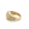 14K Gold Nugget Style 2 Carat Lab Grown Diamond Men's Ring-Mens Ring-ASSAY