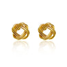 Copy of 14k Solid Gold Knot Stud Earrings - ASSAY