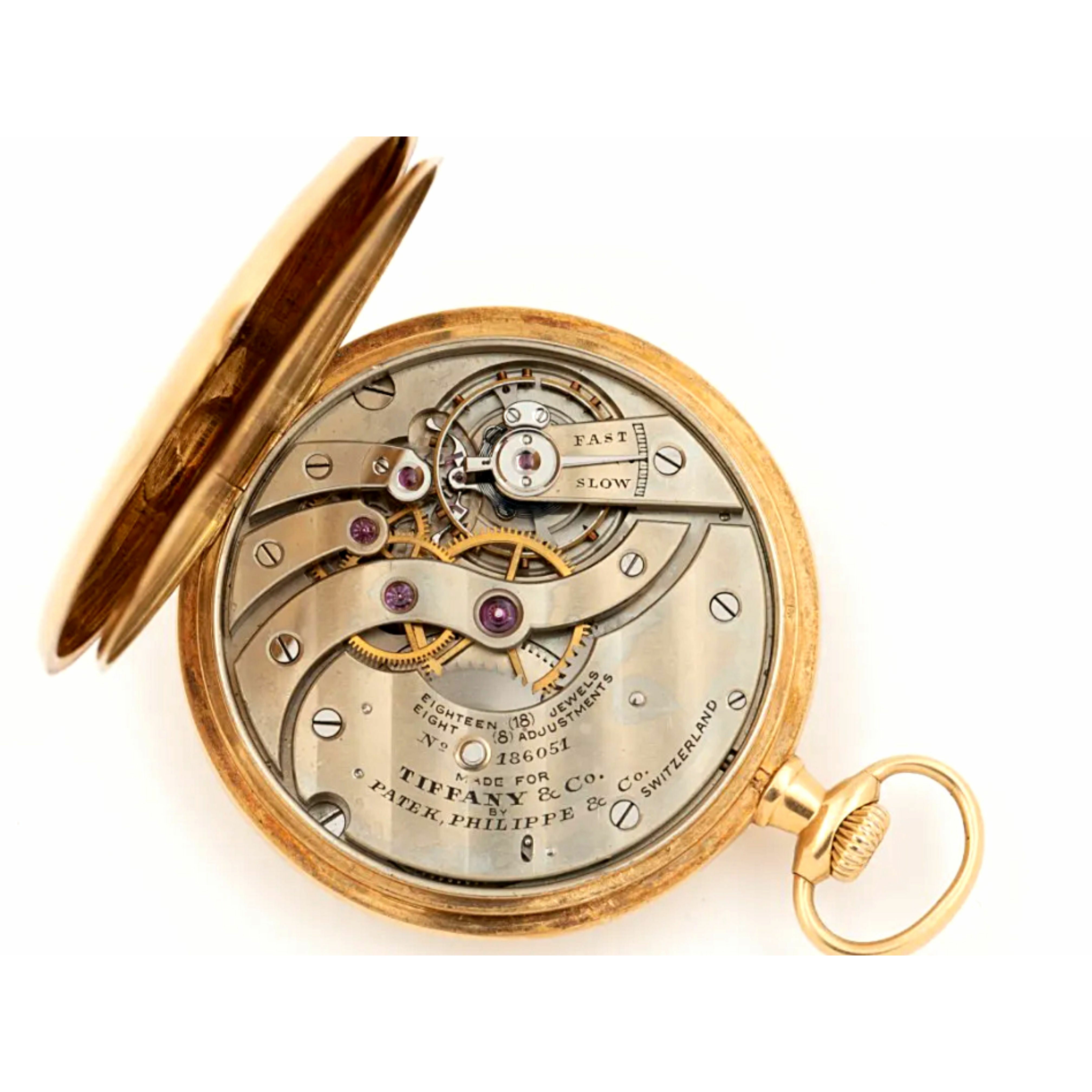 18K Patek Philippe Made for Tiffany & Co. Pocket watch-Watches-ASSAY