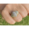 1.30 Carat Diamond Cluster Ring in 14k Yellow Gold - ASSAY