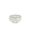 2.12 Carat H/VS2 Emerald Cut CVD Lab Diamond Ring in 14K White Gold-Rings-ASSAY