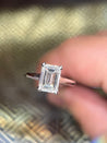 2.54 Carat G/VS1 Emerald Cut Lab Grown Diamond Ring in 14k White Gold | IGI Certified-Rings-ASSAY