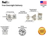 3.02 Carat Total Lab Grown Diamond Stud Earrings | SKU: SM1132-Earrings-ASSAY