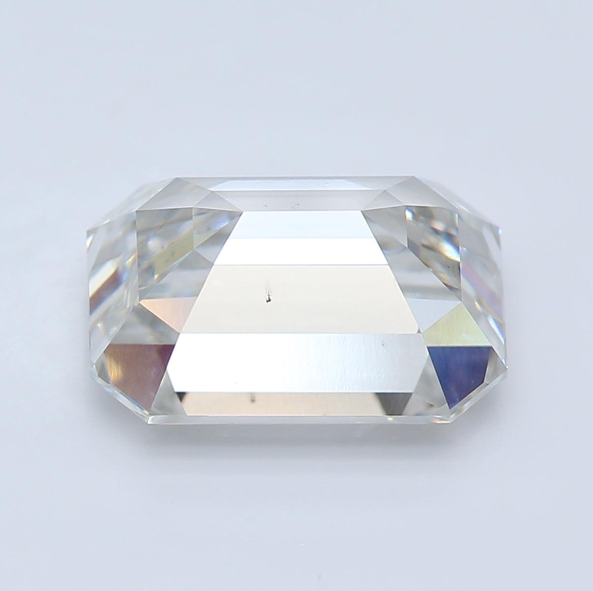 3.03 Carat, Emerald Cut, G Color, VS2 Clarity Loose Lab Diamond CVD