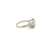 3.72 Carat Lab Grown Diamond Ring in Half Bezel Platinum Setting-Rings-ASSAY