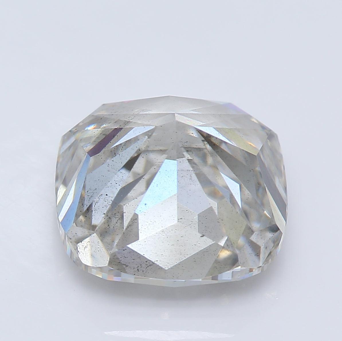 4.10 carat, Cushion Cut, H Color, SI1 clarity, Loose Lab Grown Diamond CVD