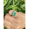 4.50 carat Natural Emerald and Diamond UNISEX ring - ASSAY