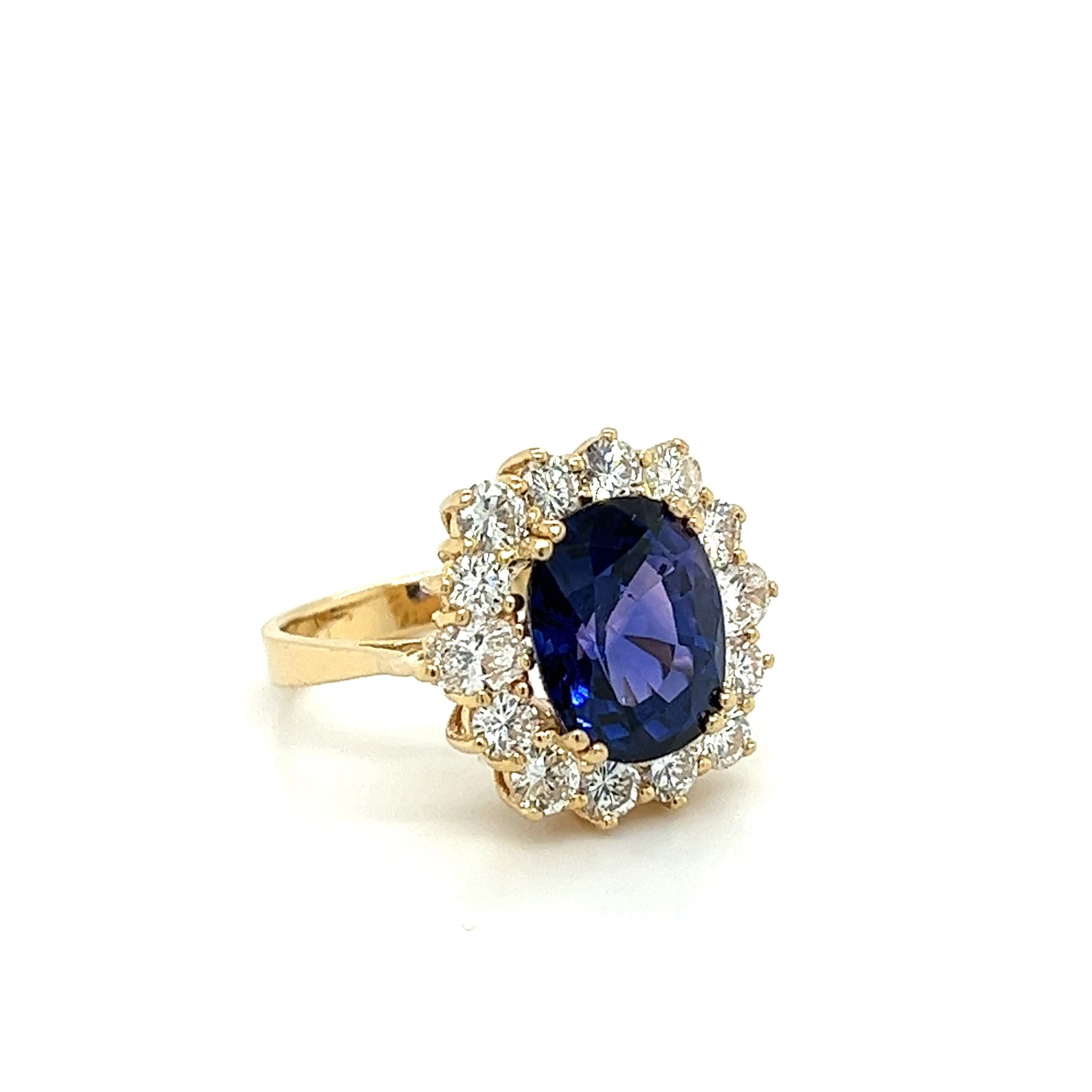 Rose Gold Natural Sapphire Engagement Ring Blue Sapphire Twisted Bridal Ring  14K Rose Gold Engagement Ring - Camellia Jewelry
