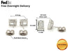 8 Carat TW Emerald Cut Lab Grown Diamond Stud Earrings | IGI Certified-Earrings-ASSAY