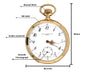 Antique Patek Philippe Pocket Watch 258729 in 18k Gold With Arabic Numerals-Watches-ASSAY