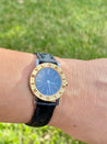 Bvlgari BB26 SGLD Classic Wrist Watch in Black Leather Strap-Watch-ASSAY