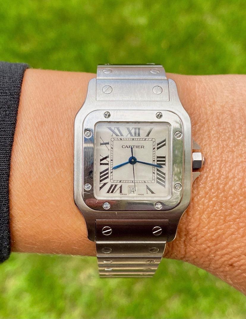 Cartier Santos Galbee 32mm Dial stainless steel watch-watch-ASSAY