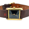 Cartier Vermeil Tank Quartz Argent 3 66001 with Leather Strap Watch-Watch-ASSAY