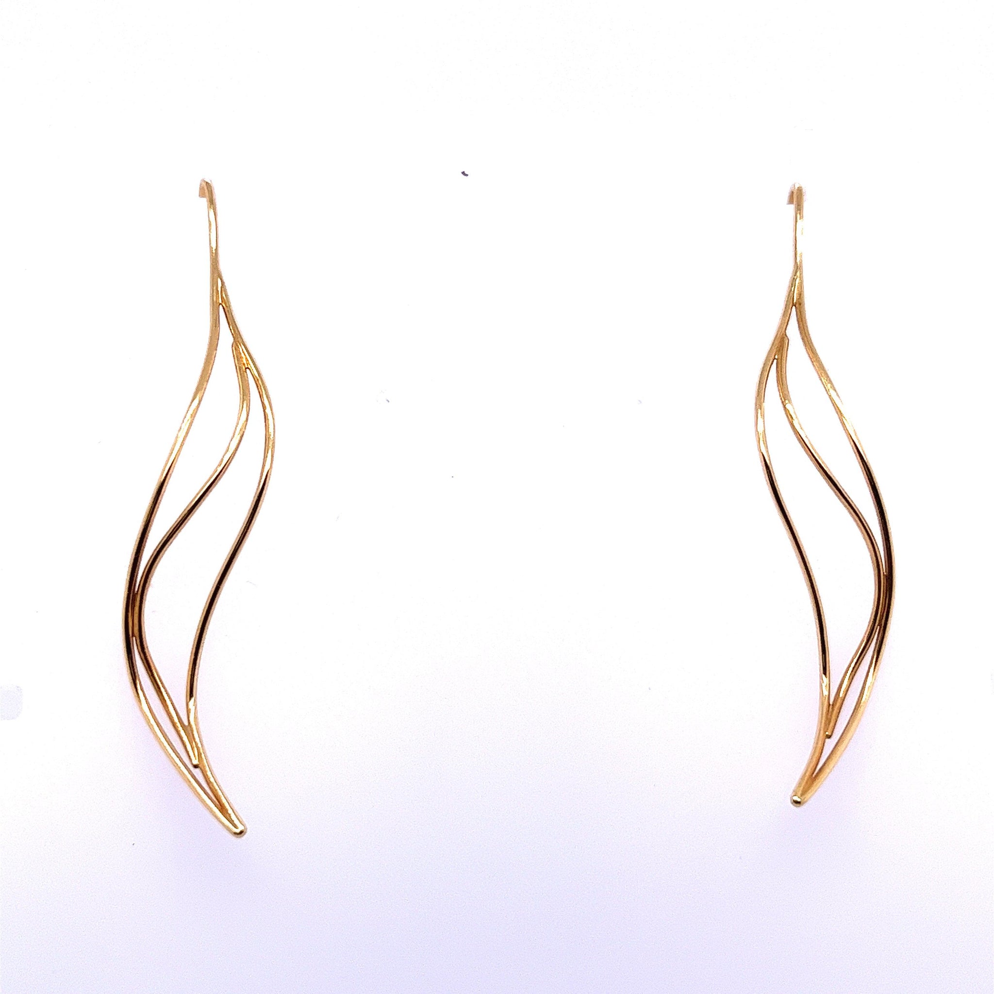 Elsa Parreti For Tiffany & Co. 18k Gold Bangle and Dangle Earrings-Jewelry Sets-ASSAY