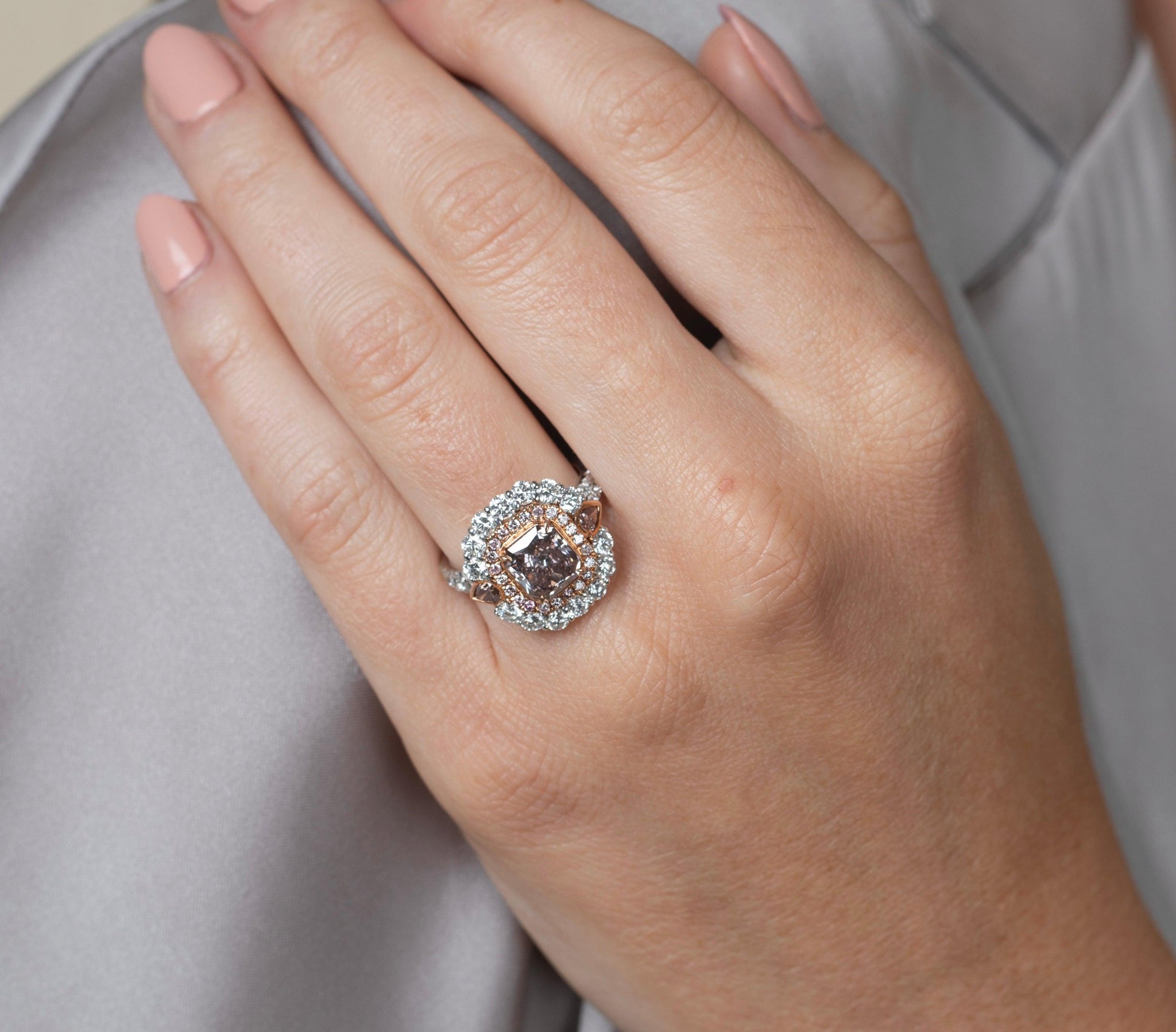 GIA Certified 8 Carat Heart Shape Fancy Pink Purplish Diamond Platinum Ring  For Sale at 1stDibs | pink diamond heart ring, 8 carat pink diamond, pink  heart diamond ring