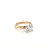 IGI Certified 2.19 H/VS1 Round Cut Lab Grown Diamond 2-Tone Solitaire Ring-Rings-ASSAY