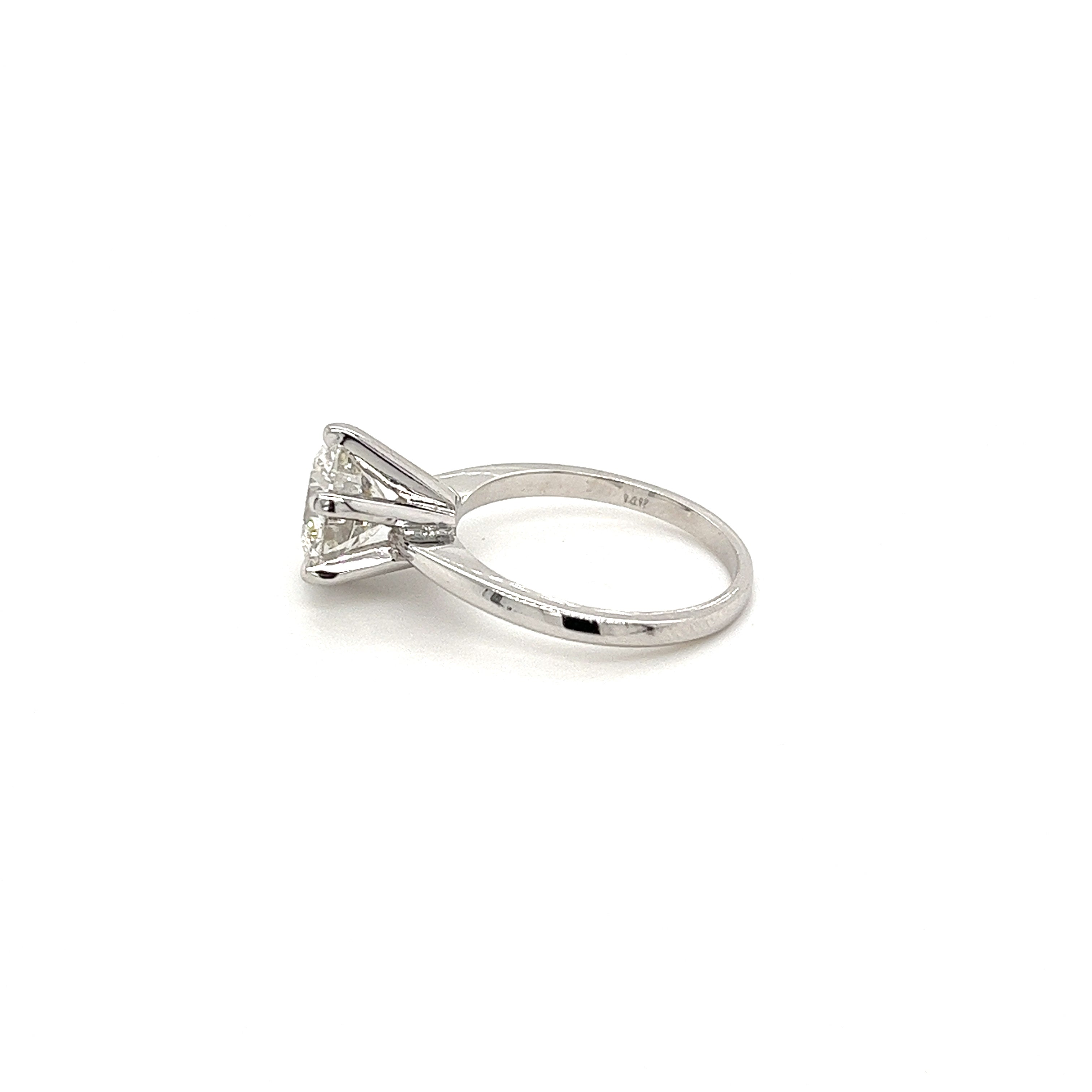 VS2 Round Cut Lab Diamond 6-Prong Ring-engagement ring-ASSAY