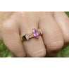 Marquise Cut Pink Sapphire in 14k Rose Gold Retro Style Ring - ASSAY