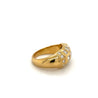 Princess Cut Diamond Cluster Dome Ring in 18k Yellow Gold-Rings-ASSAY