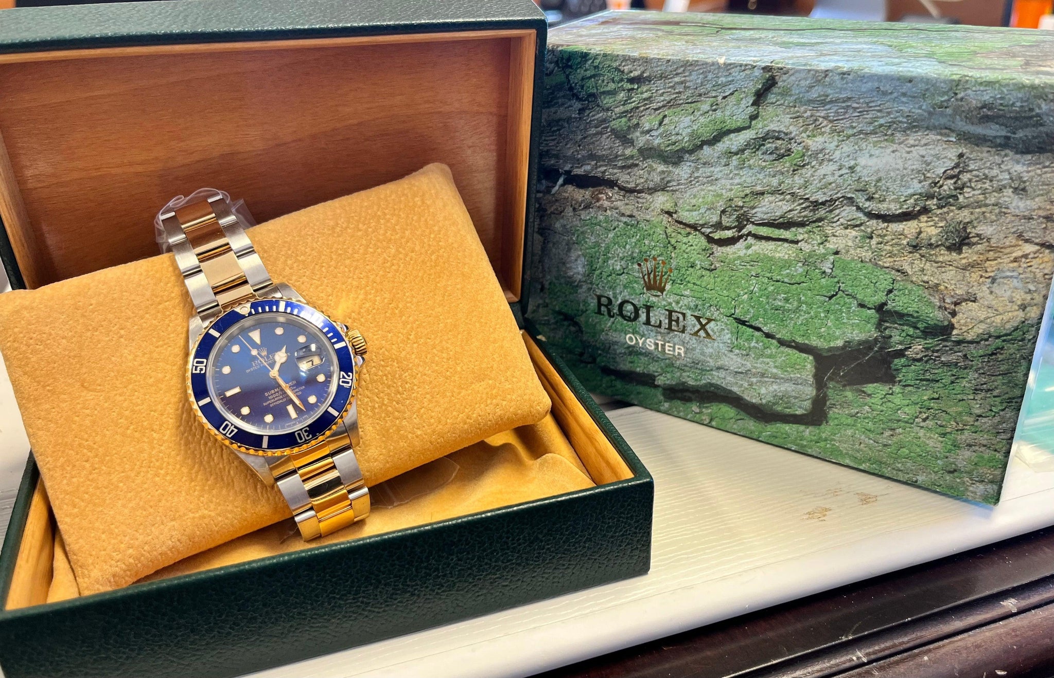 Rolex Two Tone Submariner Blue Face 40mm with Original Box - Watches