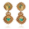 Tiffany and Co. Signed Emerald and Diamond Drop Earrings - ASSAY
