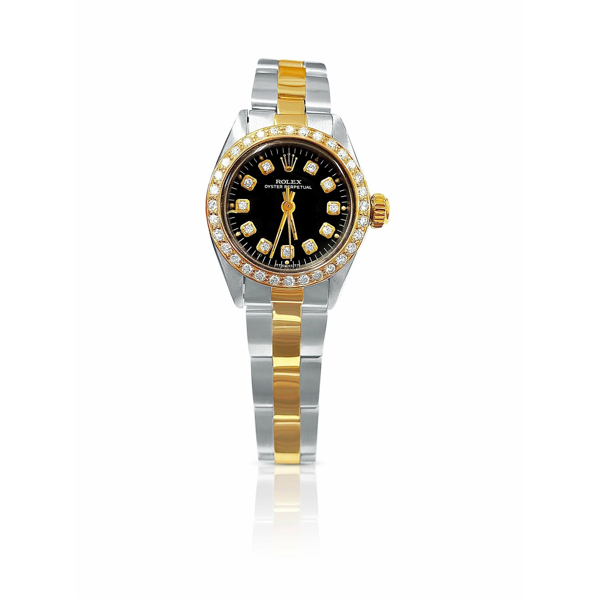 Two Tone Ladies Rolex 23mm Dial Oyster Perpetual - ASSAY